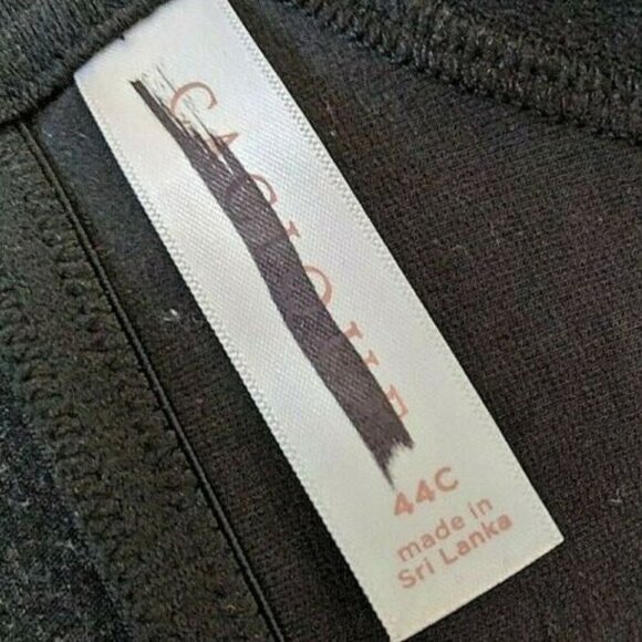 Lane Bryant Cacique Bra Lightly Lined T Shirt Cotton Blend Plus 44C Black - Picture 4 of 7